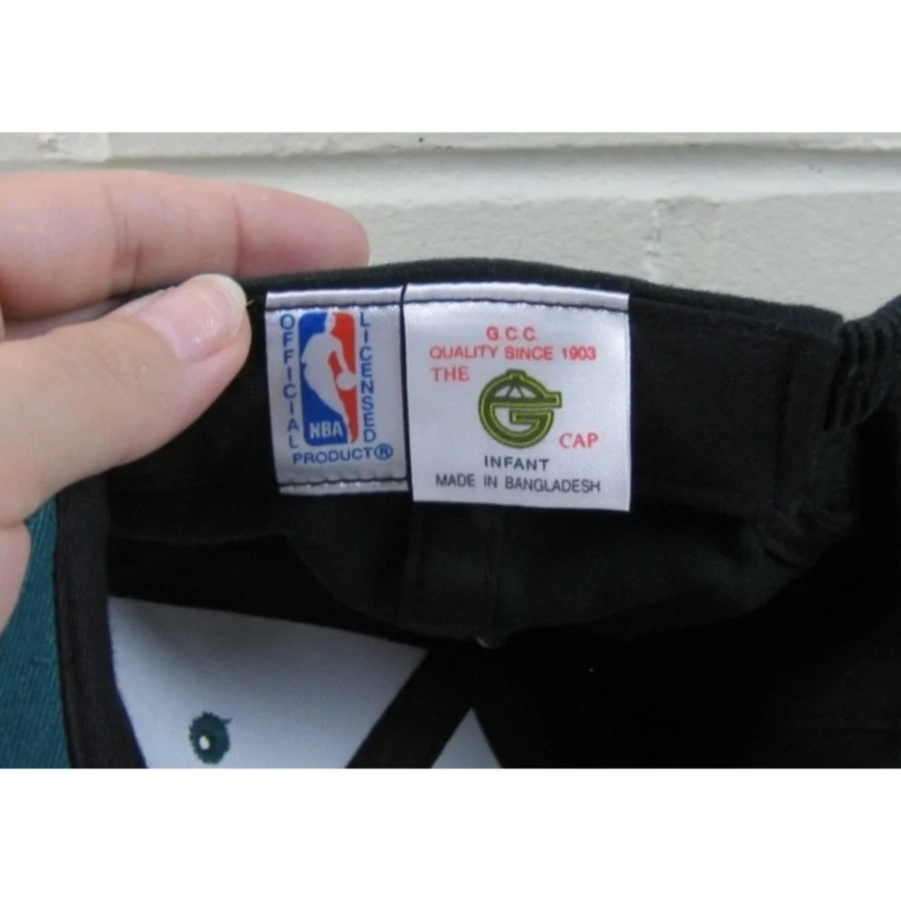 Vintage 90s San Antonio Spurs G-Cap Infant Hat NBA Basketball Elastic-Back